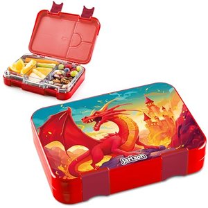 Jarlson Brotdose Kinder mit Fächern - TONI Lunchbox