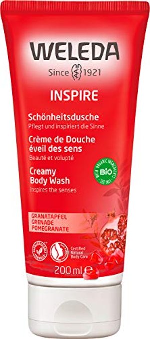 WELEDA Granatapfel Schönheitsdusche, pflegende Naturkosmetik (1 x 200 ml)