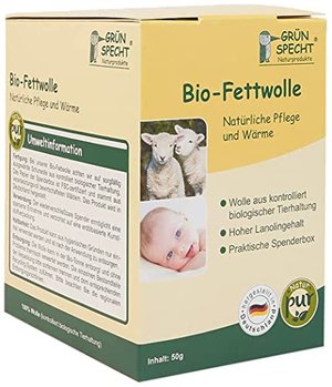 Grünspecht Bio-Fettwolle