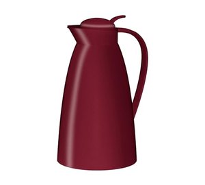 alfi ECO 1,0l, ruby red, Isolierkanne mit hygienischem Hartglaseinsatz aus Kunststoff