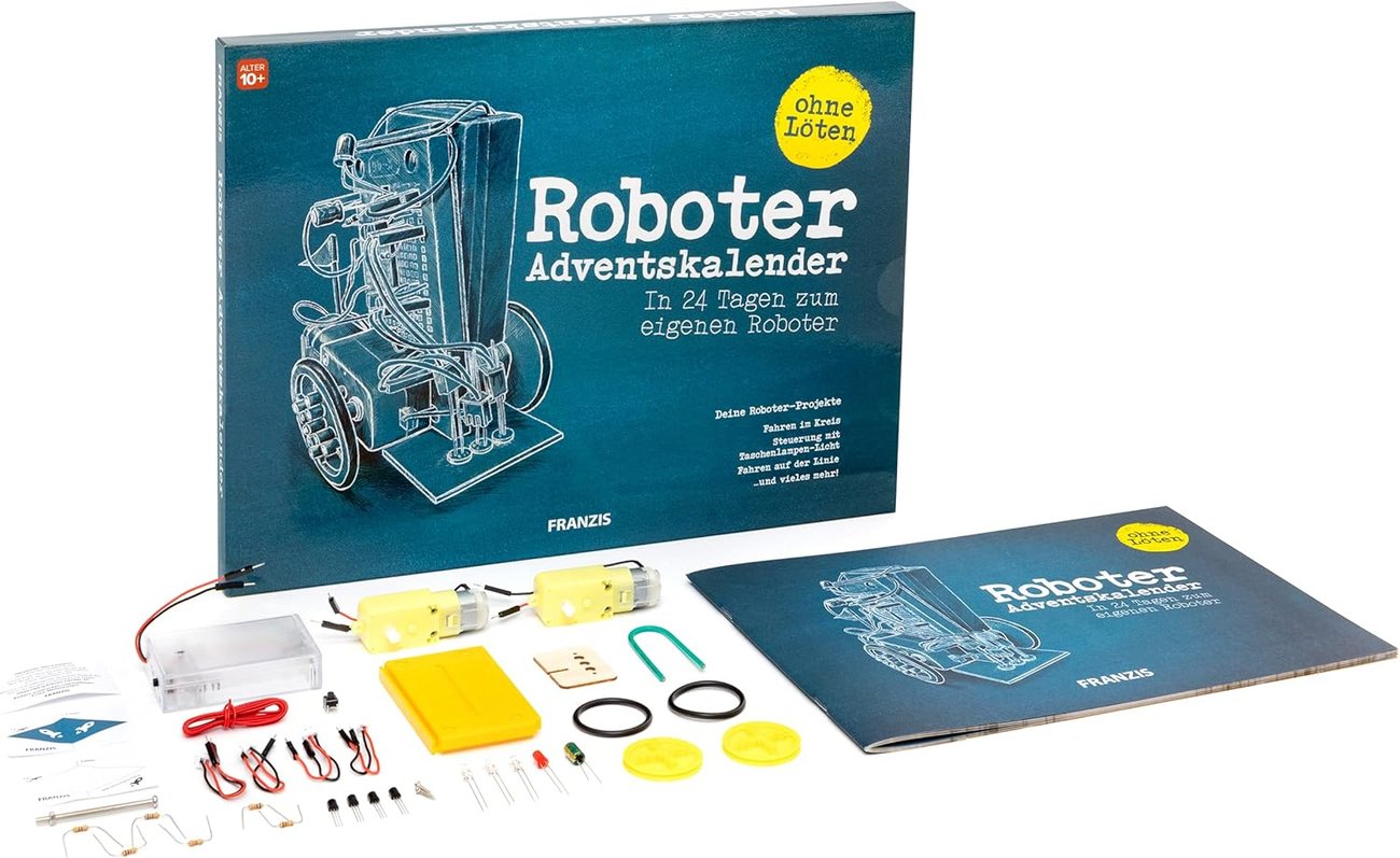 Roboter Adventskalender: In 24 Tagen zum fahrbaren Roboter