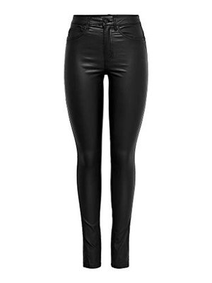 ONLY Damen PU Kunstleder Hose | High Waist