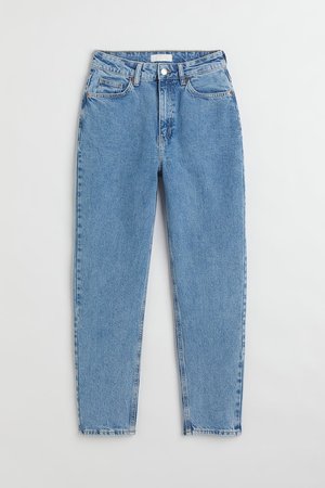 Slim Mom High Ankle Jeans