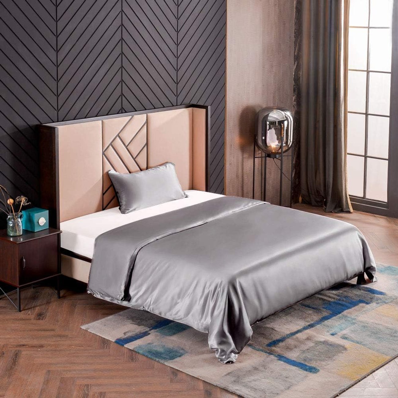 Seidenbettwäsche-Set