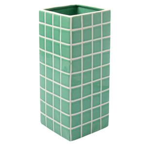 Vase mit Kachel-Muster