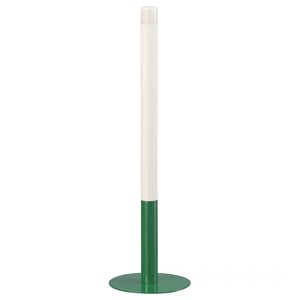 STRÅLA Kerze, LED - kerzenförmig batteriebetrieben/grün