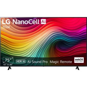 LG NanoCell-TV  mit 75 Zoll