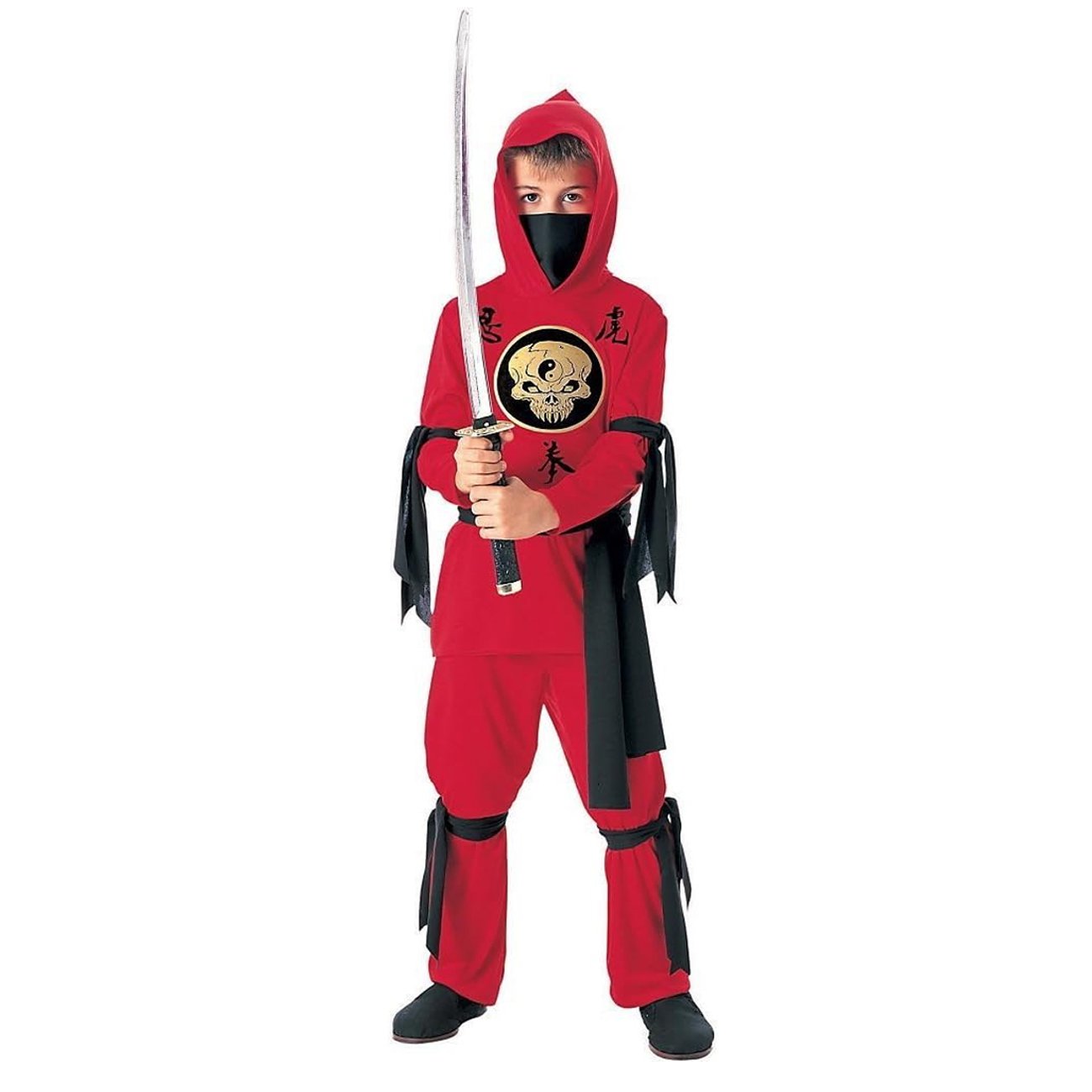 3-teiliges Ninja Kostüm für Jungen