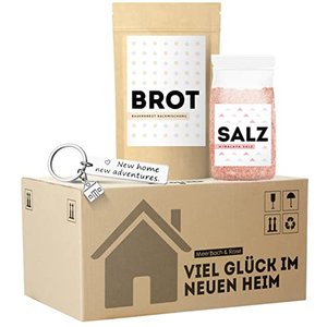 Originelles Brot und Salz Geschenk zum Einzug