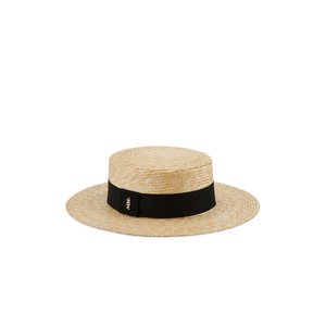 Strohhut mit Ripsband