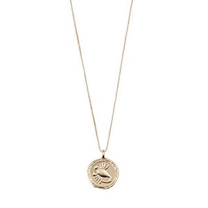 Pilgrim Jewelry Halskette mit Skorpion Sternzeichen - Vergoldet, Kristall