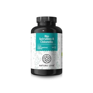 NATURE LOVE® Bio Spirulina + Bio Chlorella 500 Tabletten