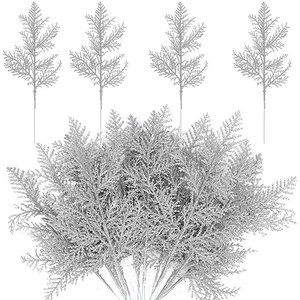 MWOOT 16 Stück künstliche Kiefernblätter