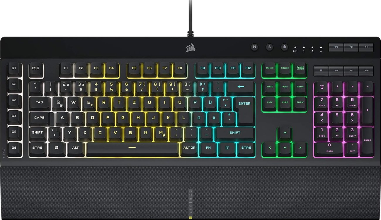 CORSAIR K55 RGB PRO Kabelgebundene Membrantastatur