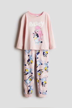 Jerseypyjama - Rosa - Kinder