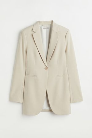 Longblazer - Beige - Damen