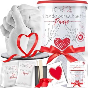 Jadiela 3D Handabdruck Set für Paare