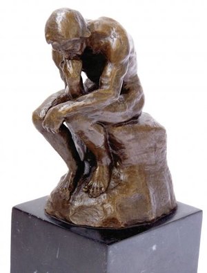 Kunst & Ambiente - Der Denker - Auguste Rodin Skulptur in Bronze 