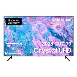 Samsung Crystal UHD CU7179 43 Zoll Fernseher (GU43CU7179UXZG, Deutsches Modell)