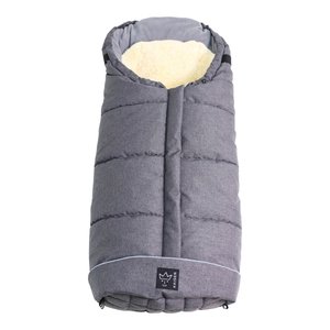 Universal Thermo-Fußsack mit Lammfelleinlage für Kinderwagen