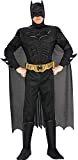 Rubie's FBA_RU888630LG 3 880671 L - Deluxe Batman Erwachsene Kostüm, Größe L, Schwarz