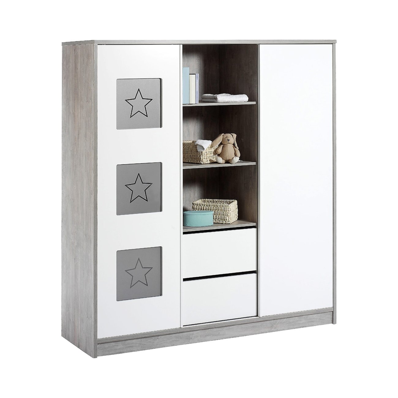 Kleiderschrank Eco Star 2-türig