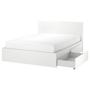 MALM Bettgestell mit 2 Schubkästen