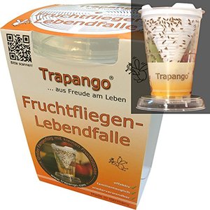 Trapango Fruchtfliegenfalle-Lebendfalle