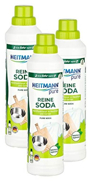 HEITMANN pure Reine Soda Flüssig: Ökologischer multifunktionaler Reiniger für den Haushalt