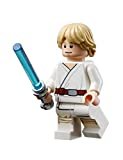 LEGO Star Wars Death Star Minifigure - Luke Skywalker with Lightsaber Mouth Closed (75159)