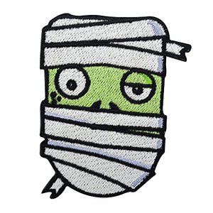 Kleiner Mumien Zombie Patch zum Aufbügeln