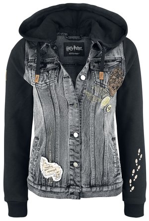 Harry Potter I Solemnly Swear Frauen Jeansjacke black denim