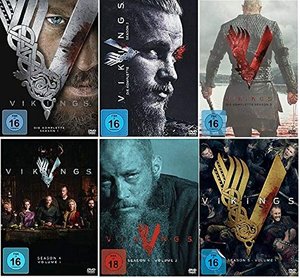 Vikings Staffel 1-5.1 (1+2+3+4.1+4.2+5.1, 1 bis 5.1) [DVD Set]