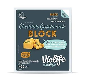Violife Block Cheddar - 400 g Käsealternative vegan