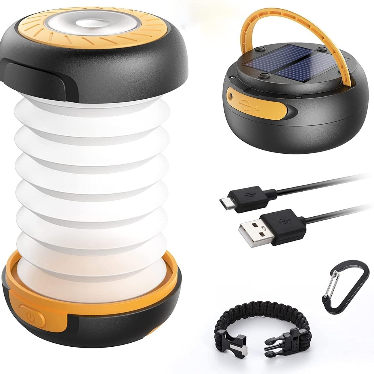 GlobaLink – LED Faltbare Solar-Camping-Laterne