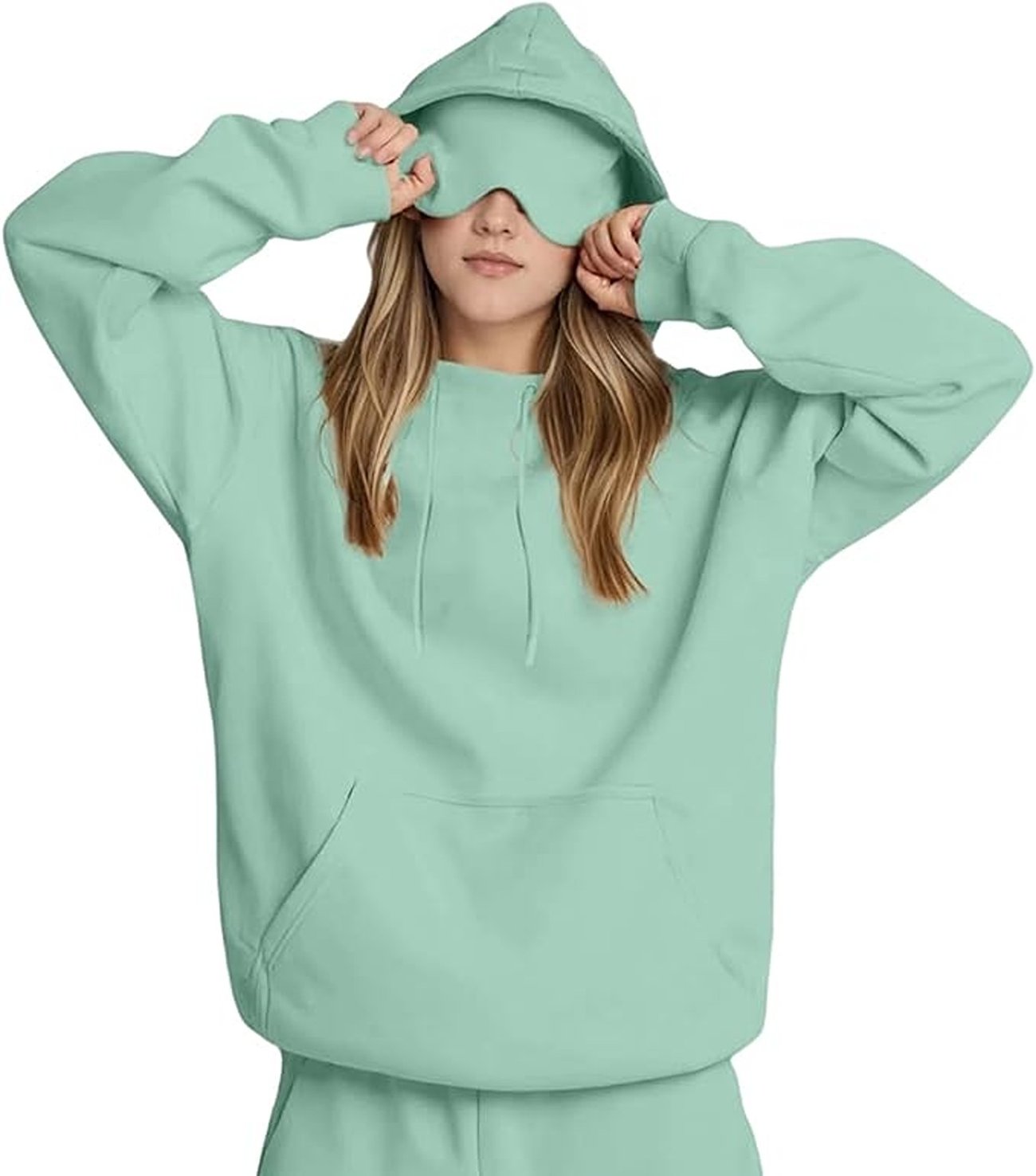 Hoodie mit Augenmaske