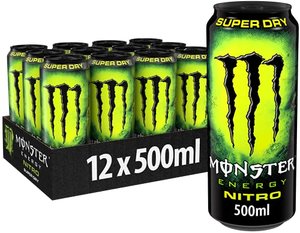 Monster Energy Nitro Super Dry, 12x500 ml, Einweg-Dose