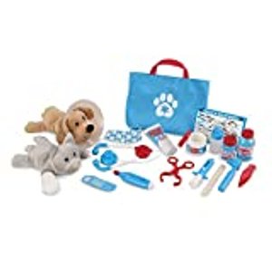 Melissa & Doug Tierarztspielset zur Untersuchung und Behandlung von Haustieren