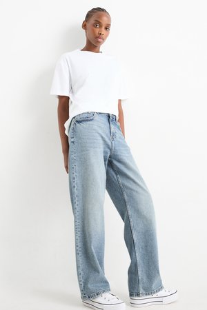 Baggy Jeans - Mid Waist