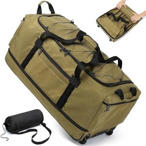 Laripwit Faltbare Reisetasche mit Rollen