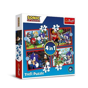 Sonic The Hedgehog Puzzle 4in1