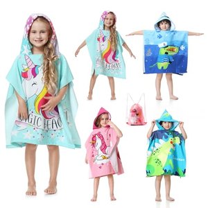 Mokani Badeponcho Kinder mit Kapuze