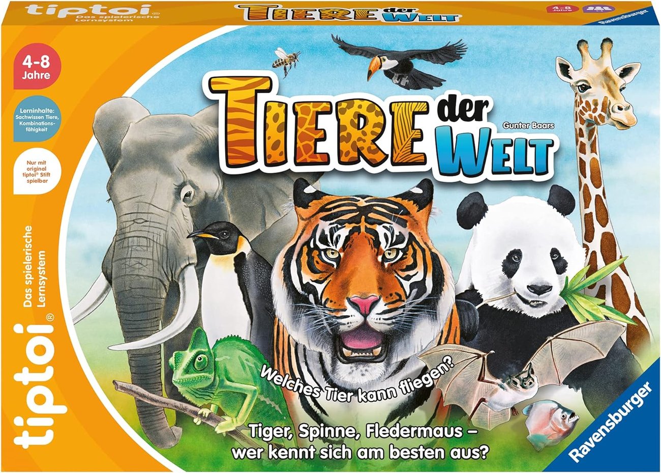 Ravensburger tiptoi Spiel 00171 Tiere der Welt