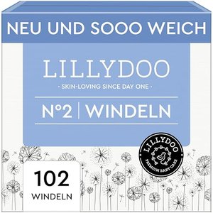 LILLYDOO hautfreundliche Baby Windeln - Größe 2 (4-8 kg)