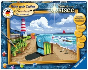 Malen nach Zahlen Premium, Urlaub an der Ostsee