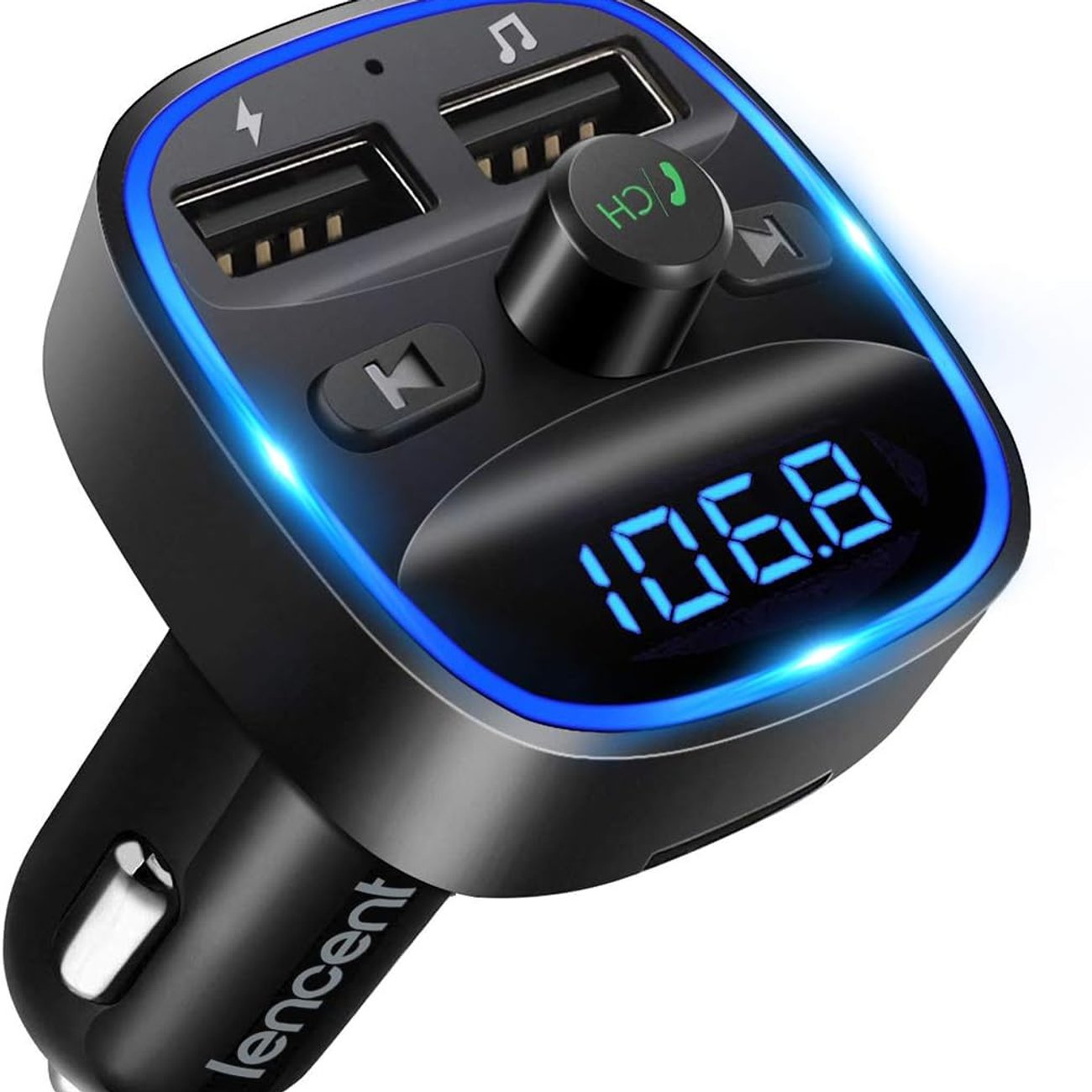 LENCENT: Bluetooth FM Transmitter