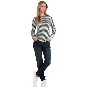 Damen Mom-Jeans mit Used-Waschung