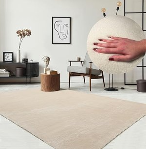 the carpet Kurzflor-Teppich 200 x 280 cm