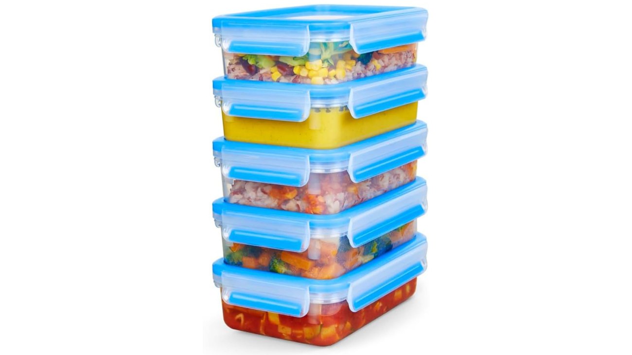 Emsa Clip&Close Frischhaltedose Mealprep-Set 5-teilig