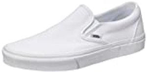 Vans Damen Classic Slip-on Canvas Low Top, Weiß True White, 43 EU